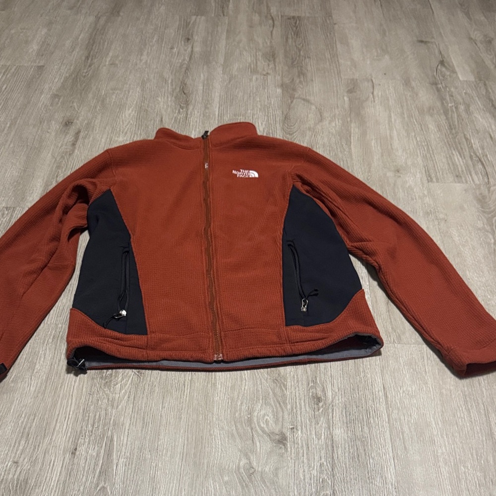 The North Face Men's Rust and black Performance Jacket - Picture 3 of 10